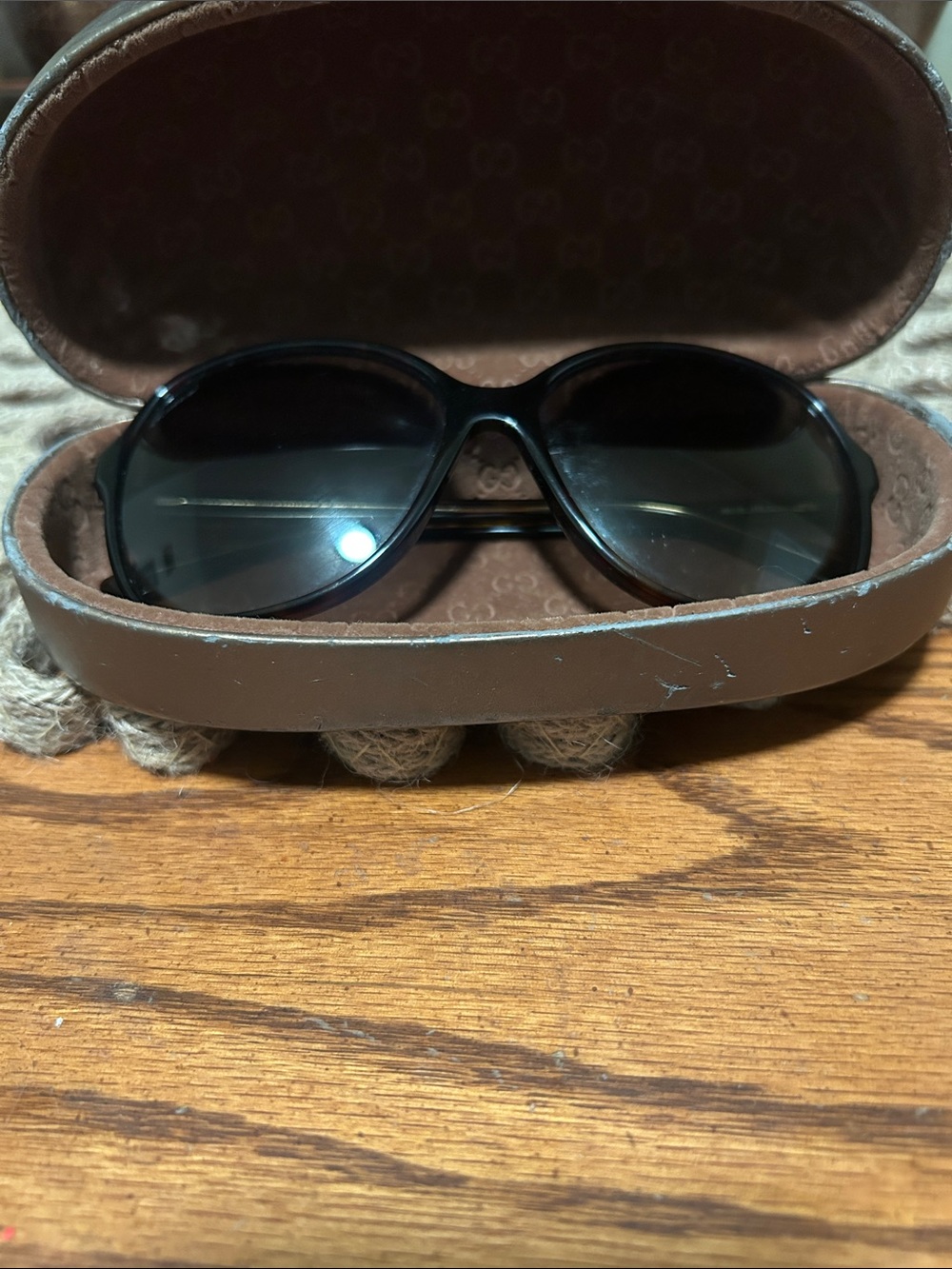 Gucci Brown Gradient Lens Women's Sunglasses with Brown Case